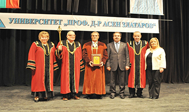 IC İnşaat | Mr. İbrahim Çeçen Was Awarded an Honorary Doctorate by Prof. Assen Zlatarov